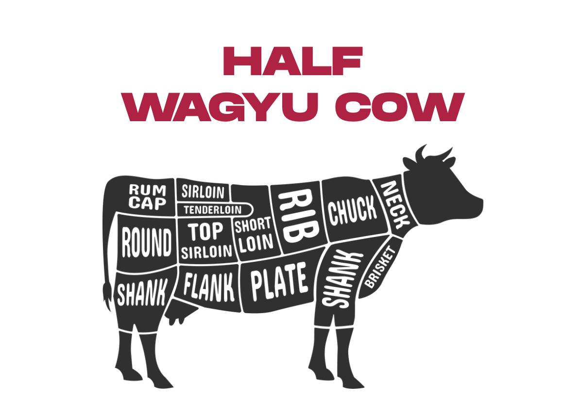 Half Wagyu Cow - Farm Pick up ONLY
