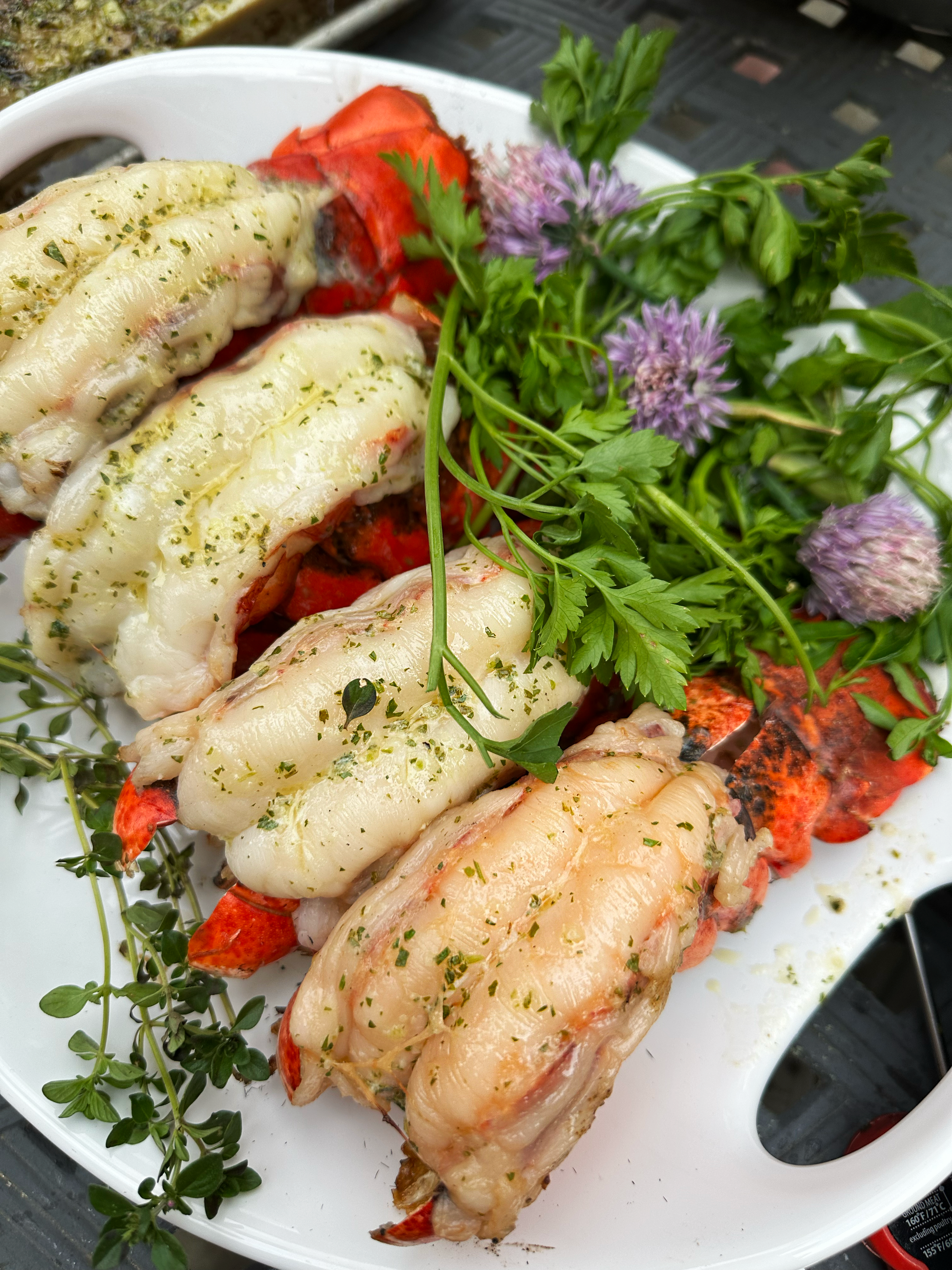 Surf 'N Turf - Tomahawk and Maine Lobster Tails - Vermont Wagyu