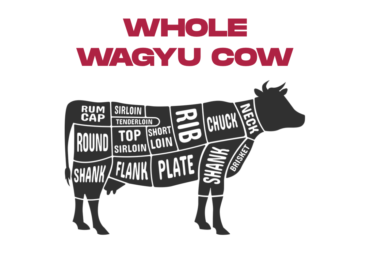 Whole Wagyu Cow - Farm Pick up ONLY